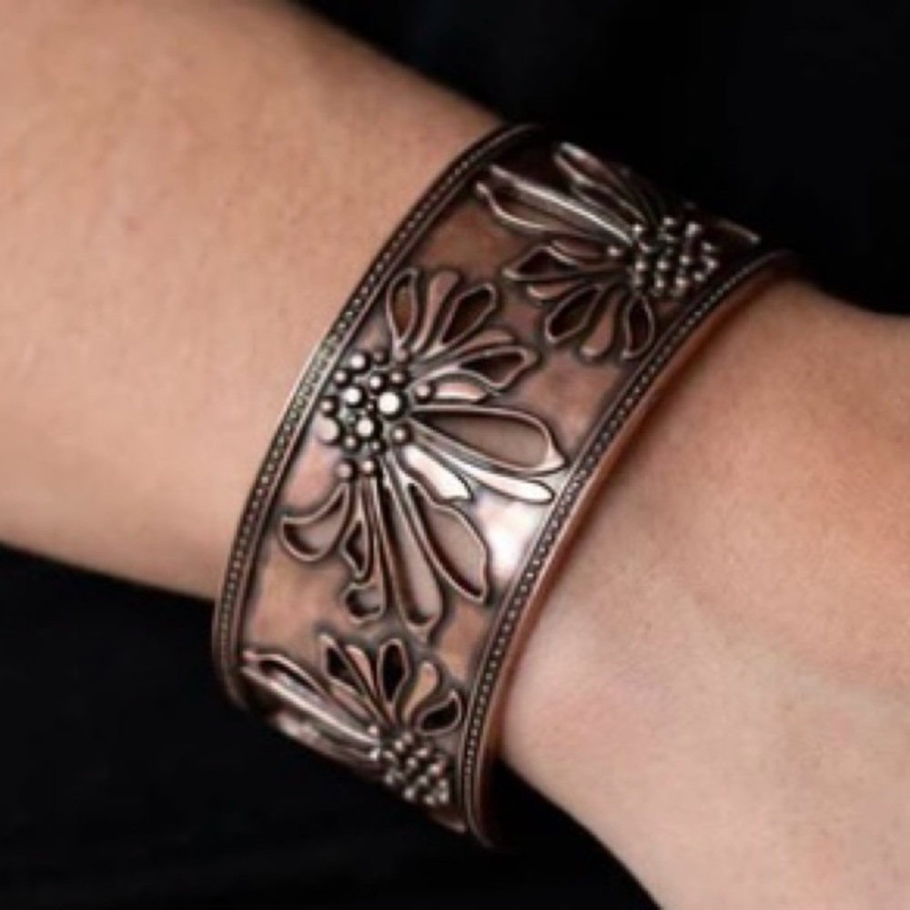 Paparazzi Bracelet - Where The WILDFLOWERS Are - Copper Bracelet - Picture 2 of 2